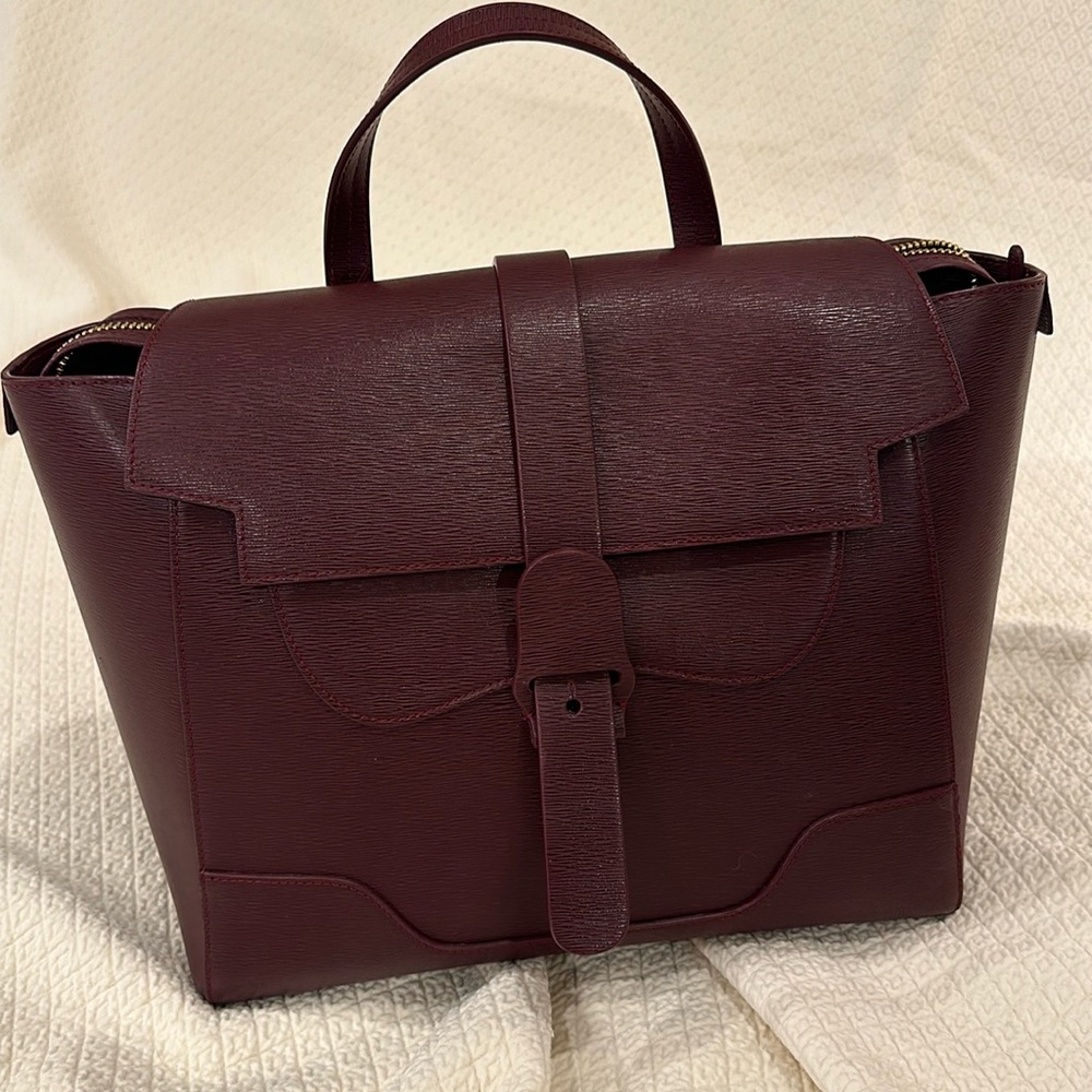 Senreve Maestra Bag Mimosa / Bordeaux / Gold